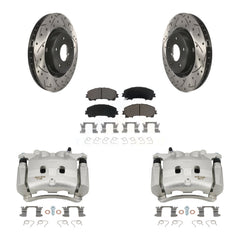 Transit Auto KCD-100052C Disc Brake Kit for 2014-2024 INFINITI Q60, INFINITI QX50, INFINITI Q50 - Front product image