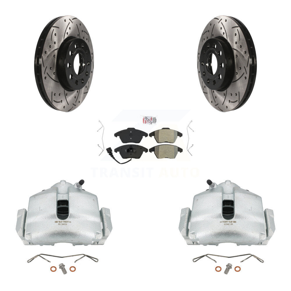 Transit Auto KCD-100052N Disc Brake Kit for 2006-2016 Volkswagen Jetta, Volkswagen Beetle, Volkswagen Golf & more - Front product image