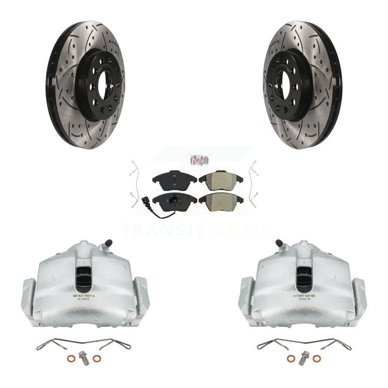 Transit Auto KCD-100052N Disc Brake Kit for 2006-2016 Volkswagen Jetta, Volkswagen Beetle, Volkswagen Golf & more - Front product image