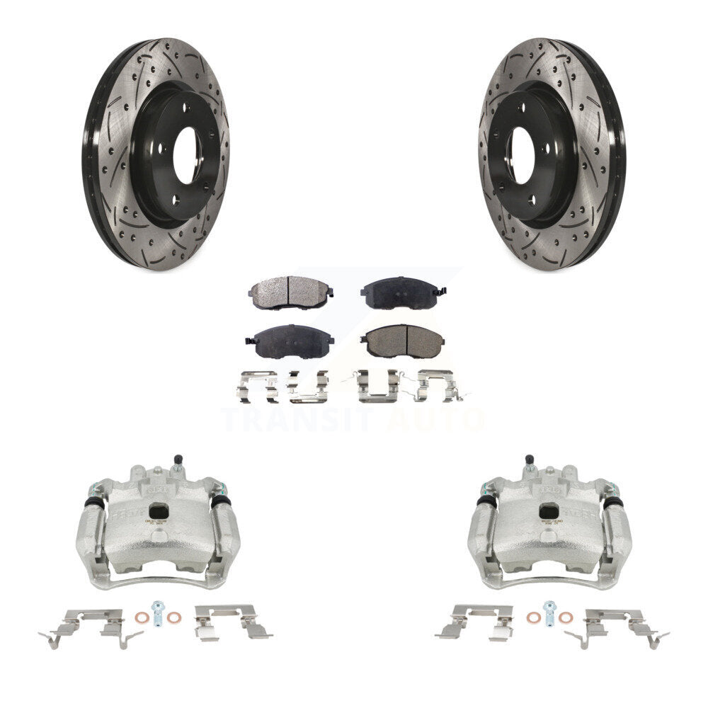 Transit Auto KCD-100052P Disc Brake Kit for 2013-2019 Nissan Sentra - Front product image