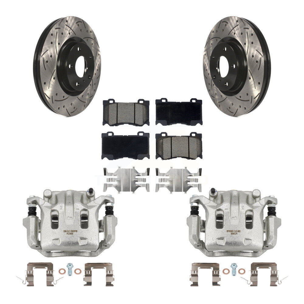 Transit Auto KCD-100053C Disc Brake Kit for 2009-2013 INFINITI G37 - Front product image