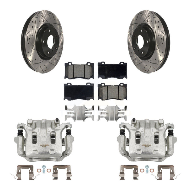 Transit Auto KCD-100053C Disc Brake Kit for 2009-2013 INFINITI G37 - Front product image