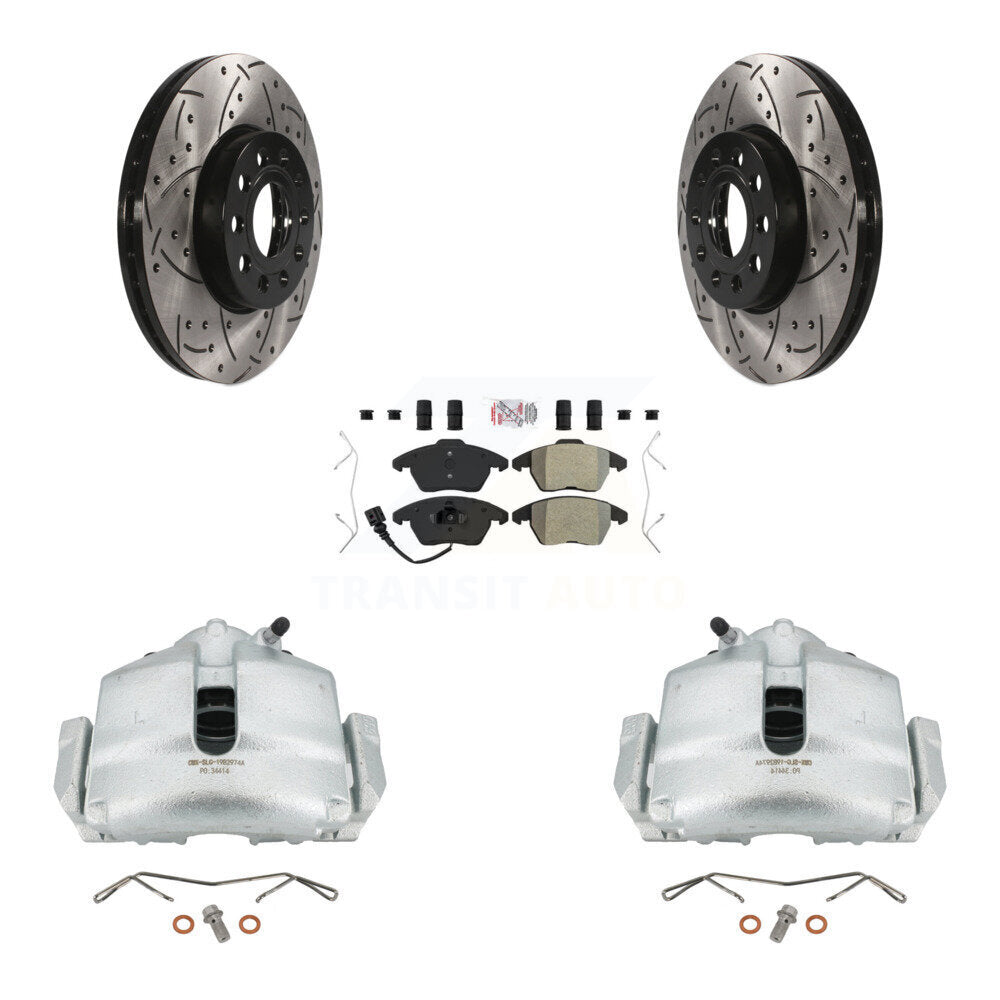 Transit Auto KCD-100053N Disc Brake Kit for 2006-2016 Volkswagen Jetta, Volkswagen Beetle, Volkswagen Golf & more - Front product image