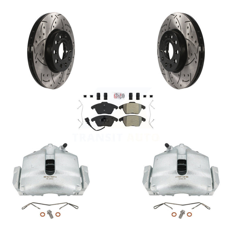 Transit Auto KCD-100053N Disc Brake Kit for 2006-2016 Volkswagen Jetta, Volkswagen Beetle, Volkswagen Golf & more - Front product image