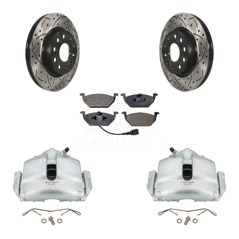 Transit Auto KCD-100053P Disc Brake Kit for 2011-2015 Volkswagen Jetta - Front product image