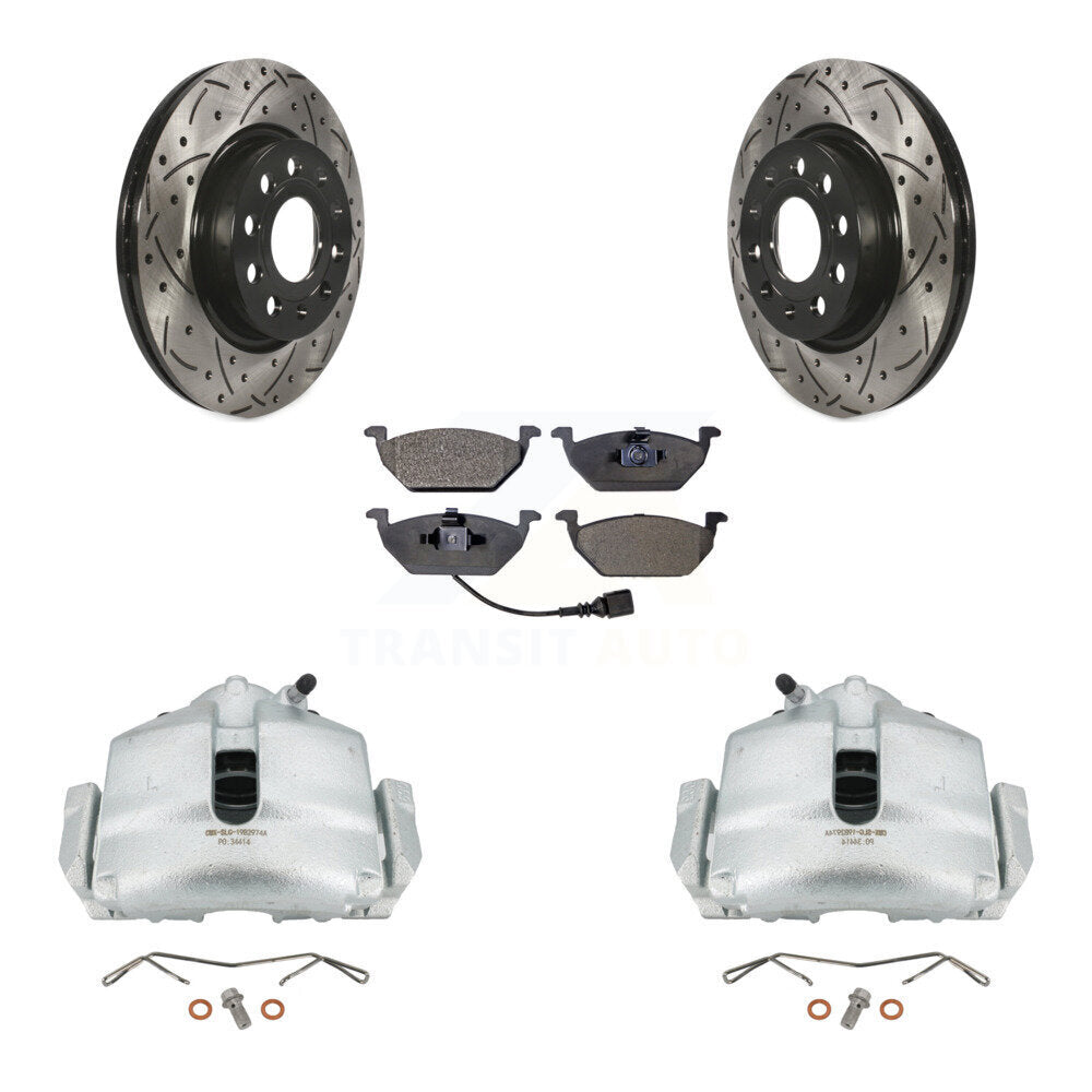 Transit Auto KCD-100053T Disc Brake Kit for 2011-2015 Volkswagen Jetta - Front product image