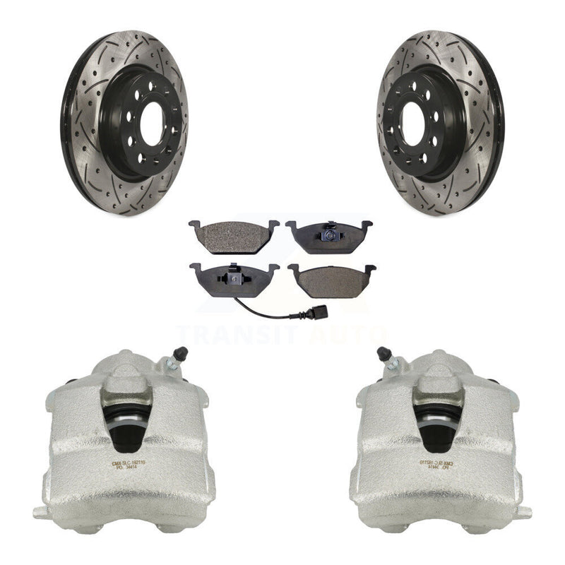 Transit Auto KCD-100054P Disc Brake Kit for 2011-2015 Volkswagen Jetta - Front product image