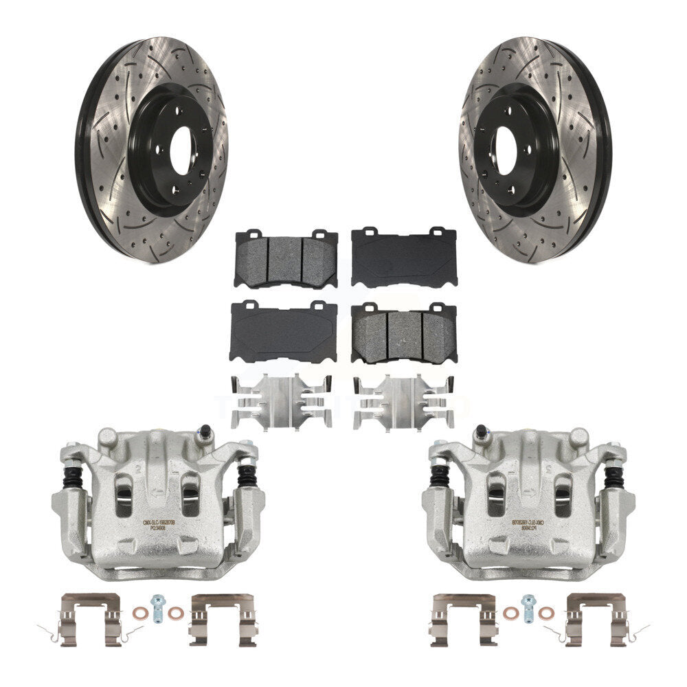 Transit Auto KCD-100054S Disc Brake Kit for 2009-2013 INFINITI G37 - Front product image