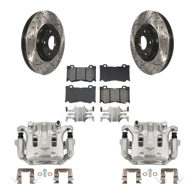 Transit Auto KCD-100054S Disc Brake Kit for 2009-2013 INFINITI G37 - Front product image