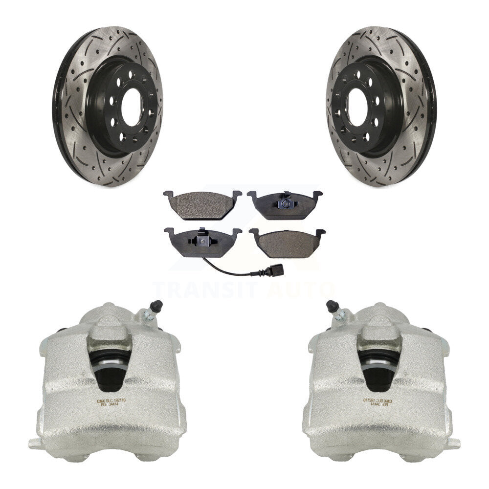 Transit Auto KCD-100054T Disc Brake Kit for 2011-2015 Volkswagen Jetta - Front product image