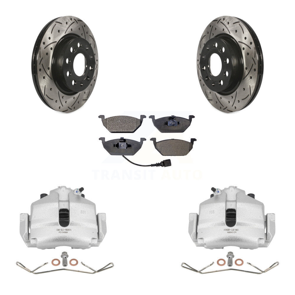 Transit Auto KCD-100055P Disc Brake Kit for 2011-2015 Volkswagen Jetta - Front product image