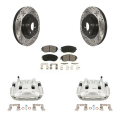 Transit Auto KCD-100055S Disc Brake Kit for 2011-2018 Subaru Crosstrek, Subaru Forester, Subaru Legacy & more - Front product image