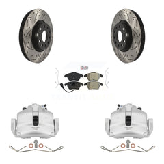Transit Auto KCD-100058N Disc Brake Kit for 2006-2019 Volkswagen Beetle, Volkswagen Jetta, Audi A3 & more - Front product image
