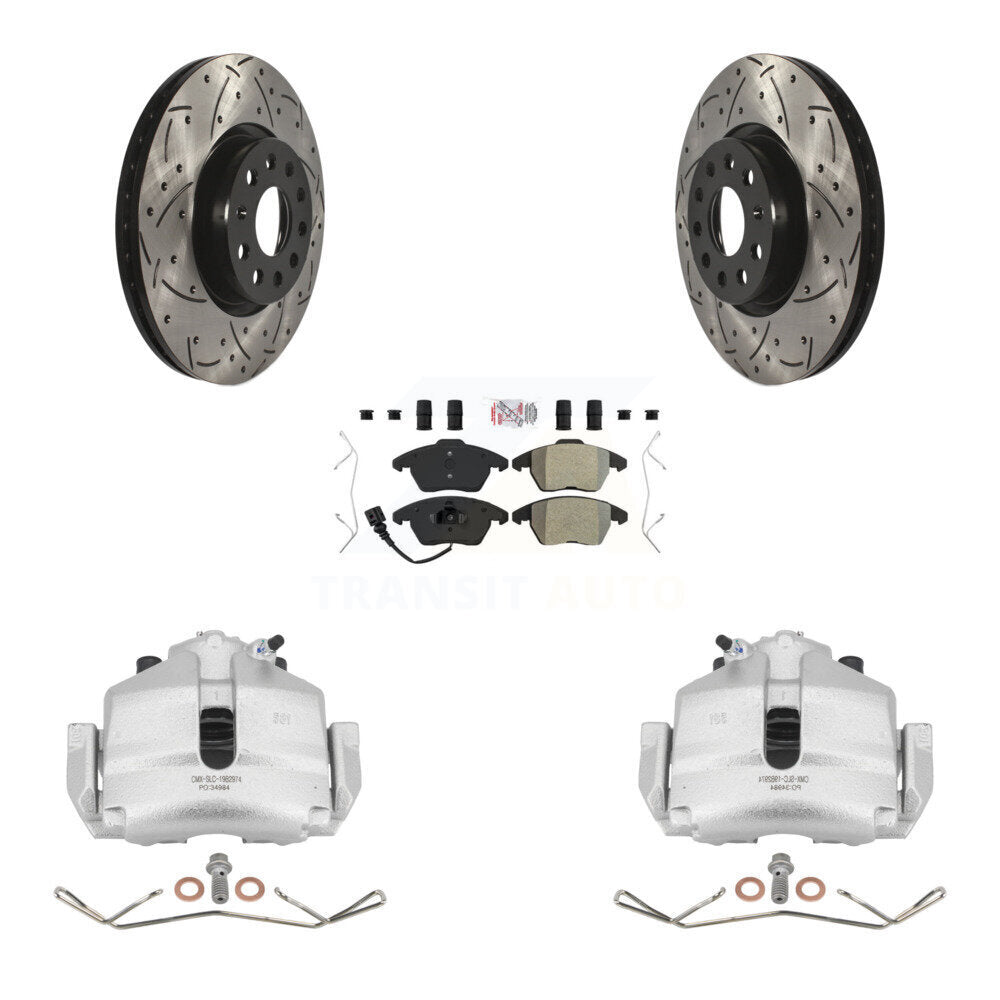 Transit Auto KCD-100059N Disc Brake Kit for 2006-2019 Volkswagen Beetle, Volkswagen Jetta, Audi A3 & more - Front product image