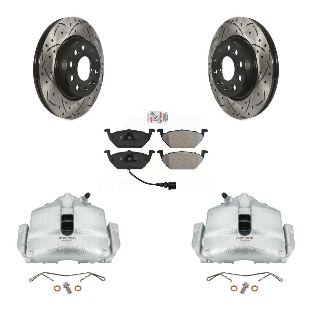Transit Auto KCD-100060N Disc Brake Kit for 2011-2015 Volkswagen Jetta - Front product image