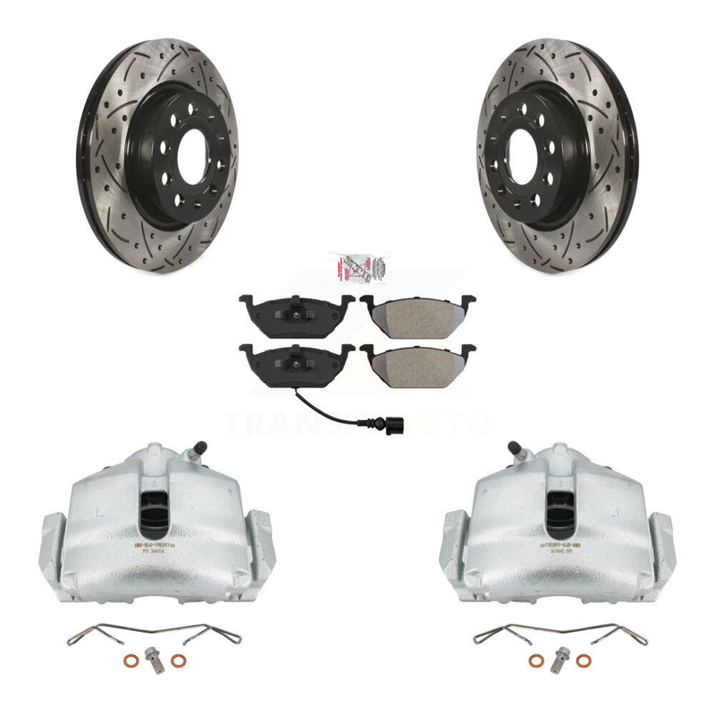 Transit Auto KCD-100060N Disc Brake Kit for 2011-2015 Volkswagen Jetta - Front product image