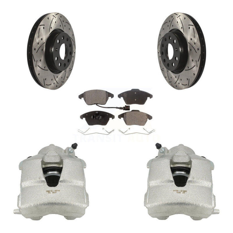 Transit Auto KCD-100060P Disc Brake Kit for 2005-2015 Volkswagen Jetta - Front product image