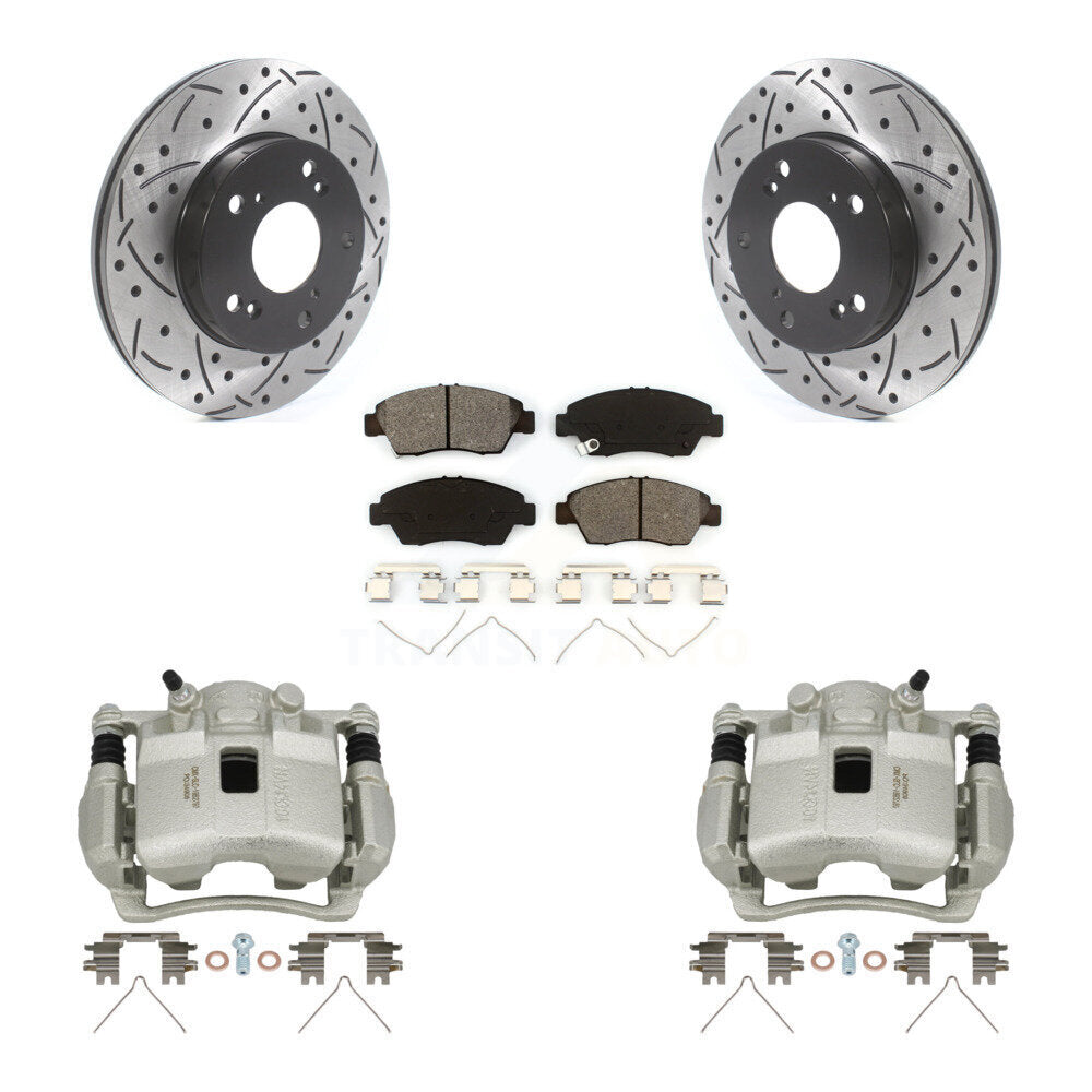 Transit Auto KCD-100060S Disc Brake Kit for 2002-2006 Honda Civic, Acura RSX - Front product image