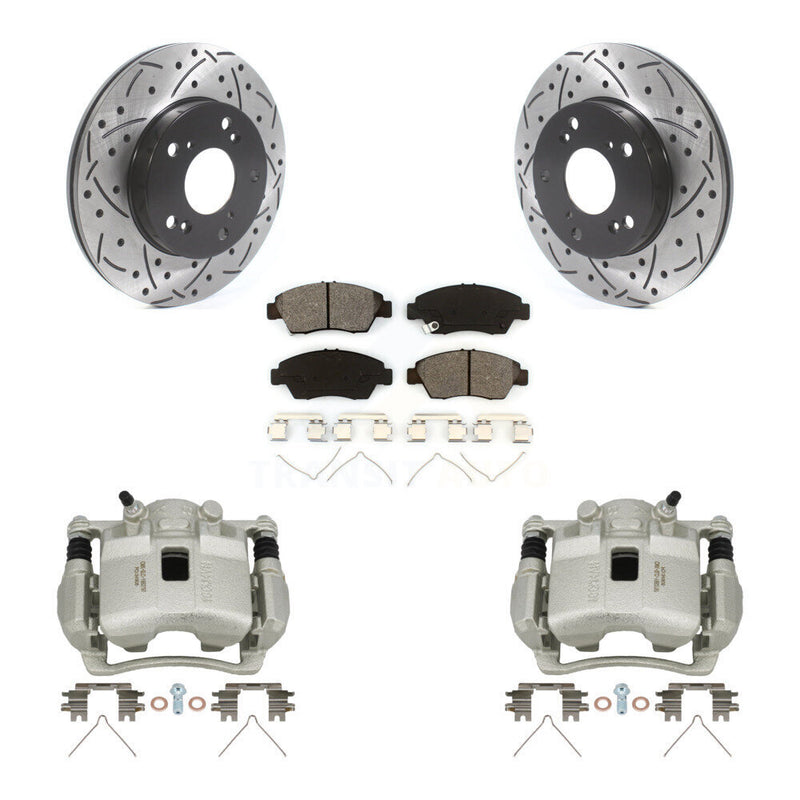 Transit Auto KCD-100060S Disc Brake Kit for 2002-2006 Honda Civic, Acura RSX - Front product image