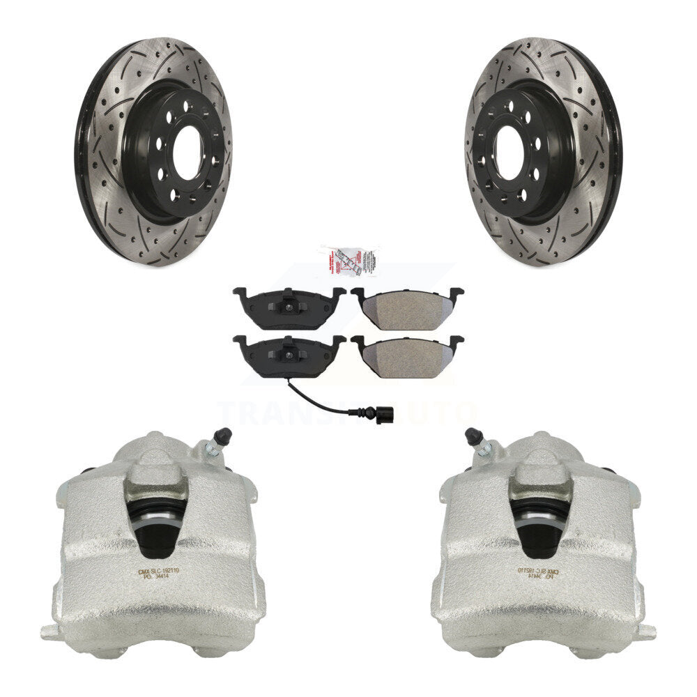 Transit Auto KCD-100061N Disc Brake Kit for 2011-2015 Volkswagen Jetta - Front product image