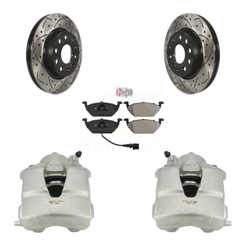 Transit Auto KCD-100061N Disc Brake Kit for 2011-2015 Volkswagen Jetta - Front product image