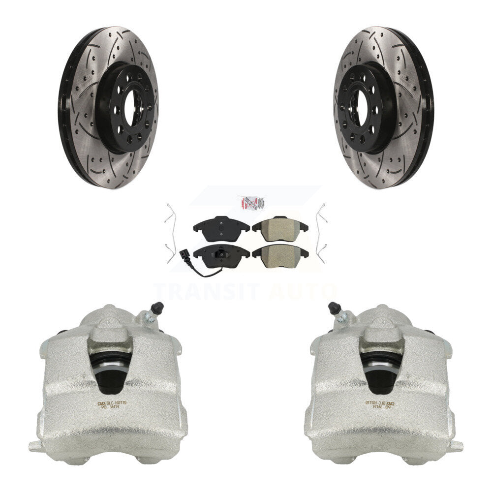 Transit Auto KCD-100062N Disc Brake Kit for 2005-2015 Volkswagen Jetta - Front product image