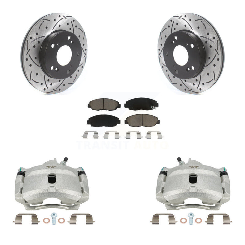 Transit Auto KCD-100064C Disc Brake Kit for 2006-2011 Honda Civic - Front product image