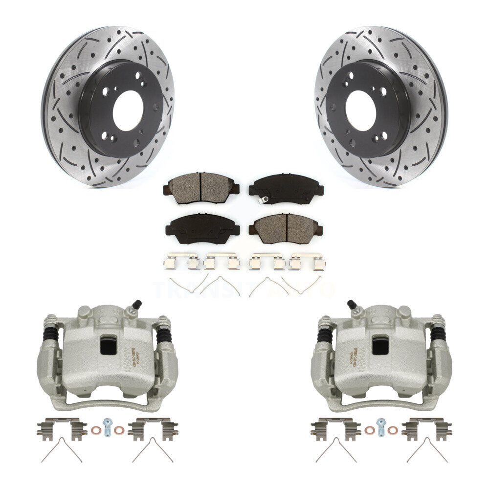Transit Auto KCD-100064S Disc Brake Kit for 2006-2011 Honda Civic - Front product image