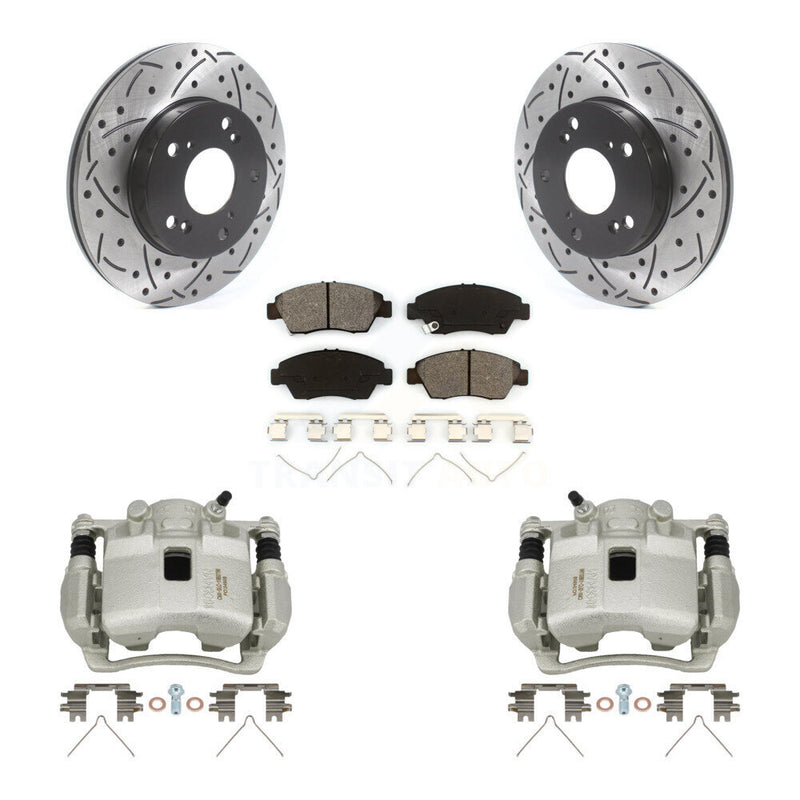 Transit Auto KCD-100064S Disc Brake Kit for 2006-2011 Honda Civic - Front product image