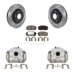 Transit Auto KCD-100065T Disc Brake Kit for 2015-2022 Kia Optima, Hyundai Kona Electric, Kia Niro EV & more - Front product image
