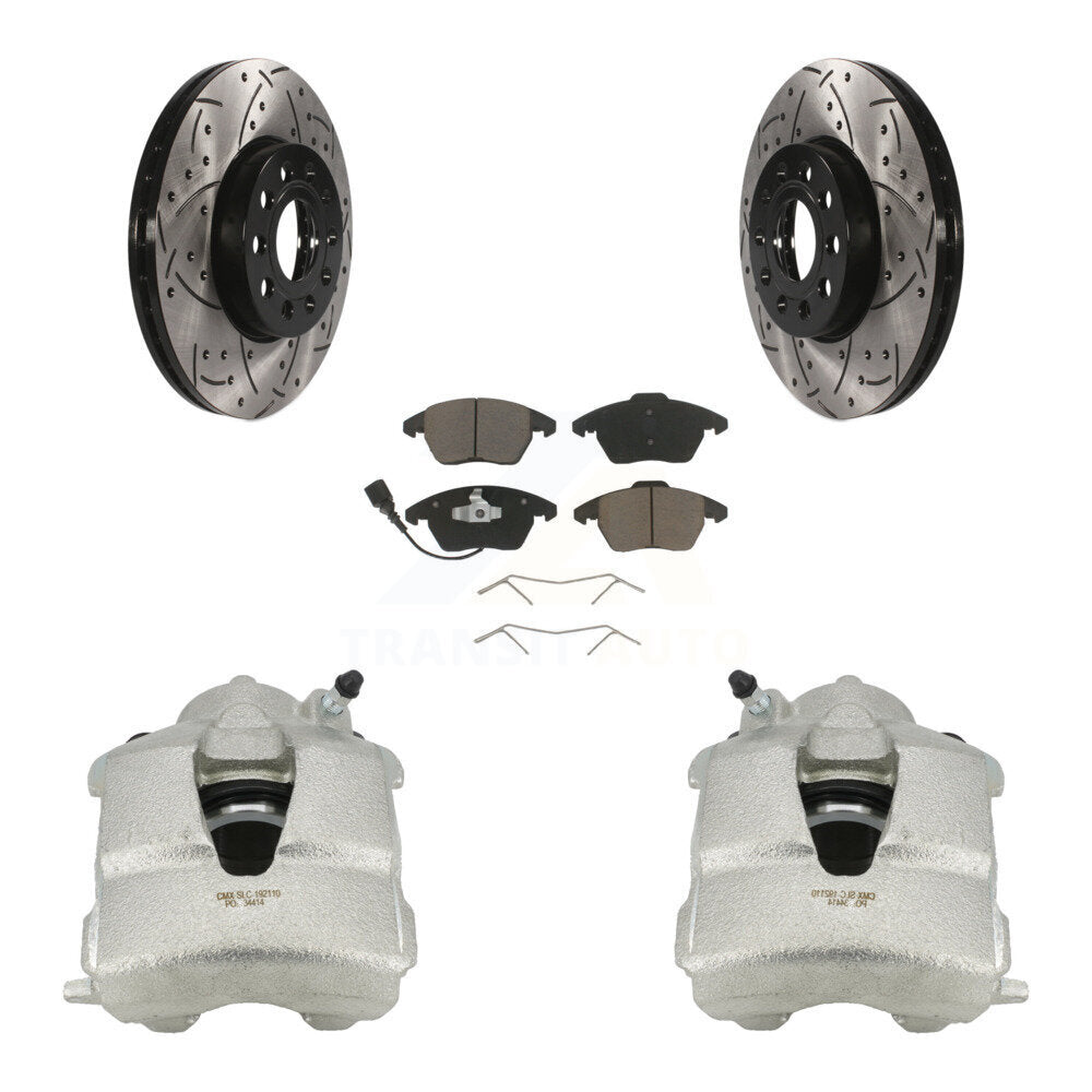 Transit Auto KCD-100066C Disc Brake Kit for 2005-2015 Volkswagen Jetta - Front product image