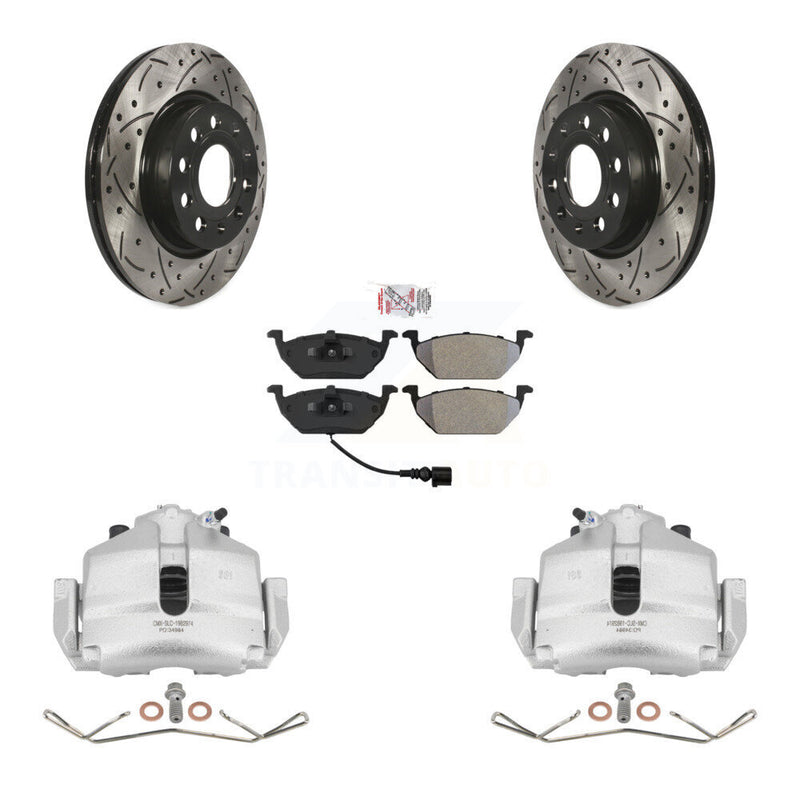 Transit Auto KCD-100066N Disc Brake Kit for 2011-2015 Volkswagen Jetta - Front product image