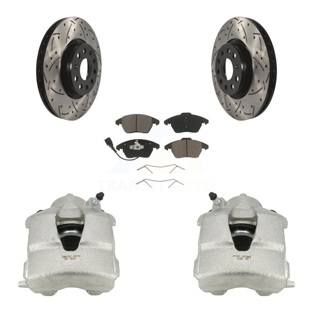 Transit Auto KCD-100067C Disc Brake Kit for 2005-2015 Volkswagen Jetta - Front product image