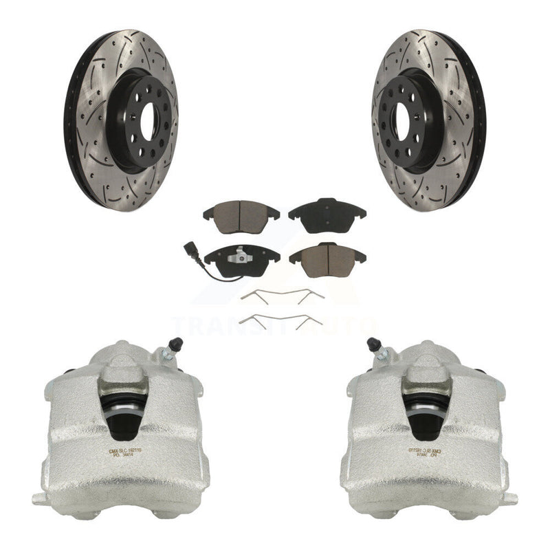 Transit Auto KCD-100067C Disc Brake Kit for 2005-2015 Volkswagen Jetta - Front product image
