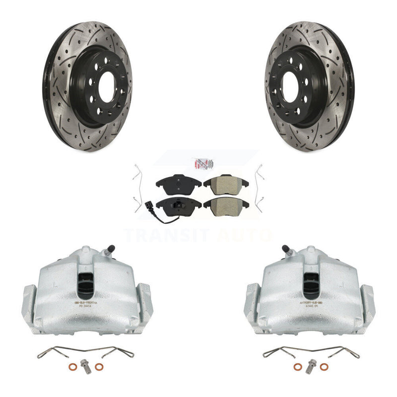 Transit Auto KCD-100067N Disc Brake Kit for 2011-2013 Volkswagen GTI, Audi A3 Quattro - Front product image