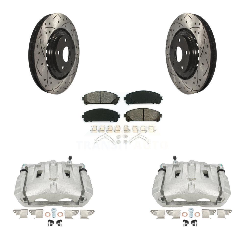 Transit Auto KCD-100067S Disc Brake Kit for 2010-2020 Toyota Highlander, Toyota Sienna, Lexus RX350 - Front product image