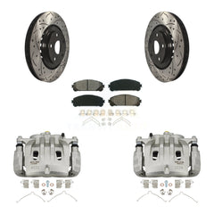 Transit Auto KCD-100068S Disc Brake Kit for 2008-2021 Lexus NX300, Lexus NX200t, Lexus NX300h & more - Front product image
