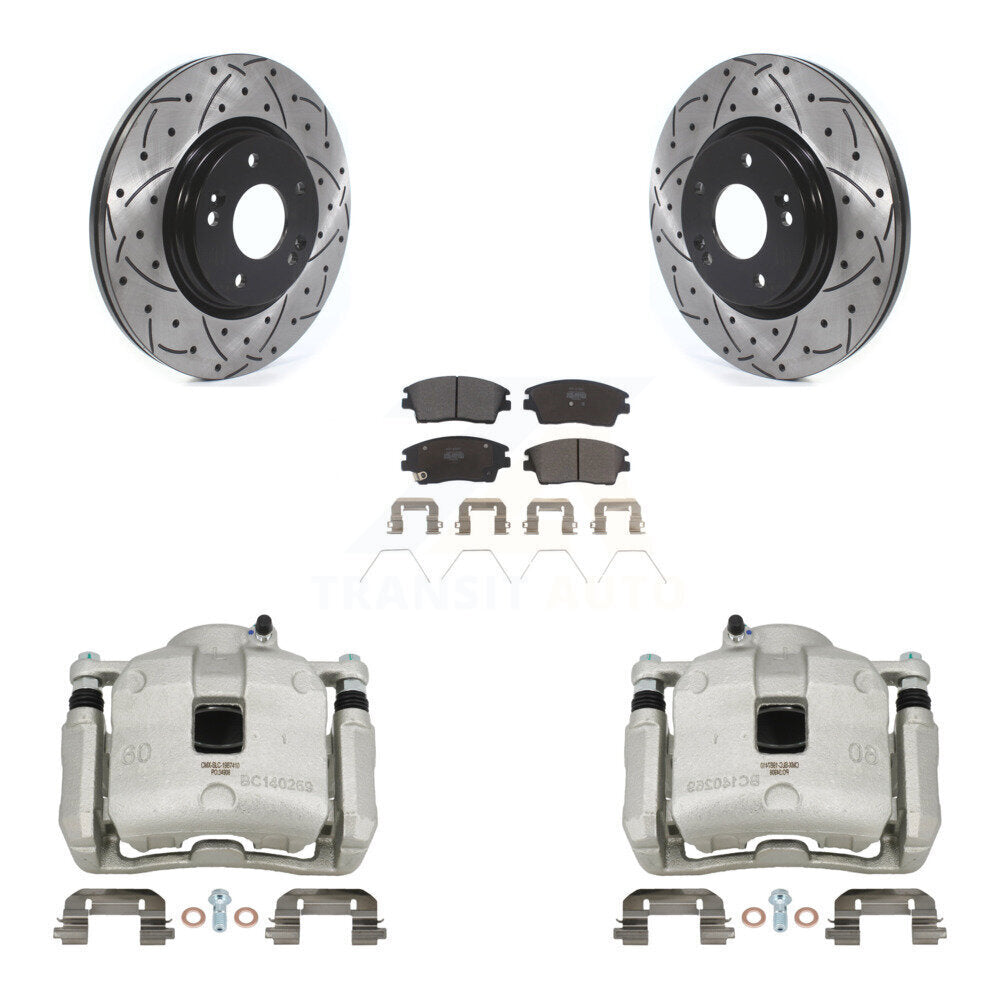 Transit Auto KCD-100069P Disc Brake Kit for 2016-2021 Hyundai Tucson, Kia Sportage - Front product image
