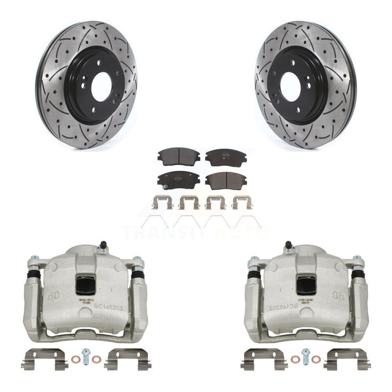 Transit Auto KCD-100069P Disc Brake Kit for 2016-2021 Hyundai Tucson, Kia Sportage - Front product image