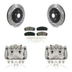 Transit Auto KCD-100069S Disc Brake Kit for 2022 Lexus NX250, Lexus NX350, Lexus NX350h - Front product image