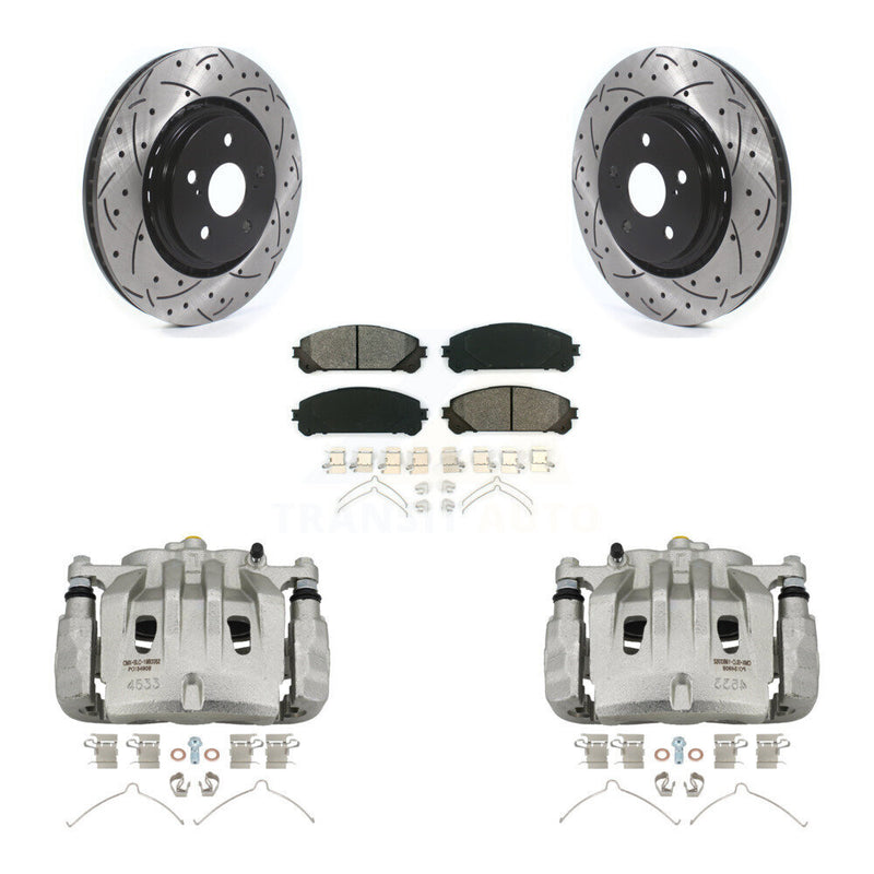 Transit Auto KCD-100069S Disc Brake Kit for 2022 Lexus NX250, Lexus NX350, Lexus NX350h - Front product image