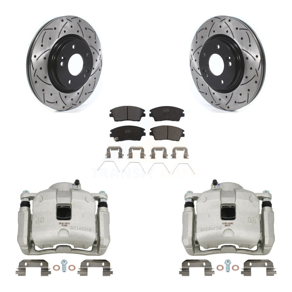 Transit Auto KCD-100069T Disc Brake Kit for 2016-2021 Hyundai Tucson, Kia Sportage - Front product image