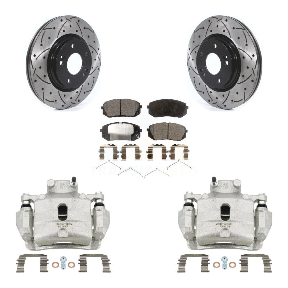 Transit Auto KCD-100071P Disc Brake Kit for 2016-2019 Hyundai Sonata, Kia Optima - Front product image