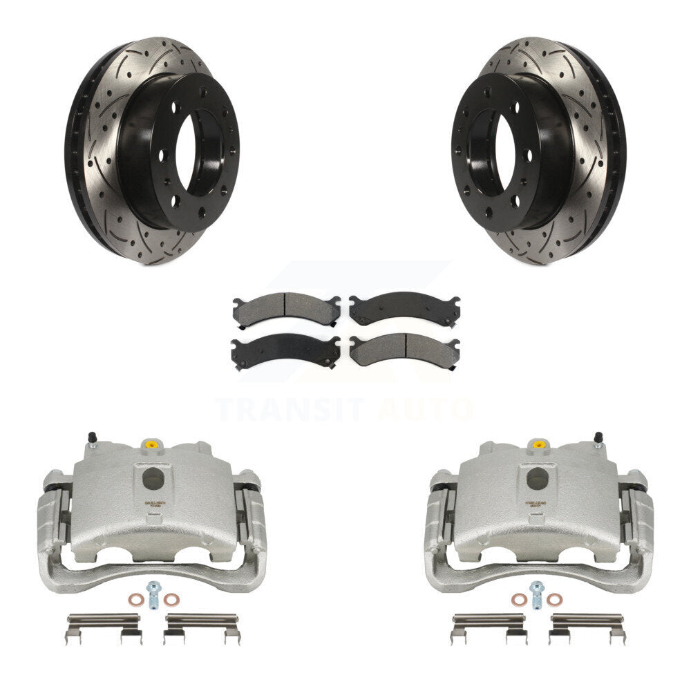 Transit Auto KCD-100071S Disc Brake Kit for 1999-2020 Chevrolet Express 2500, Chevrolet Silverado 1500 HD Classic, Chevrolet Silverado 2500 HD Classic & more - Front product image