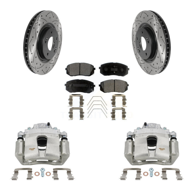 Transit Auto KCD-100072P Disc Brake Kit for 2016-2019 Kia Optima, Hyundai Sonata - Front product image