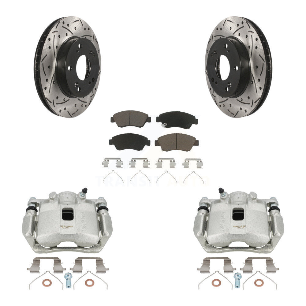 Transit Auto KCD-100073C Disc Brake Kit for 2012-2015 Acura ILX, Honda Civic - Front product image