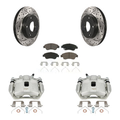 Transit Auto KCD-100073C Disc Brake Kit for 2012-2015 Acura ILX, Honda Civic - Front product image