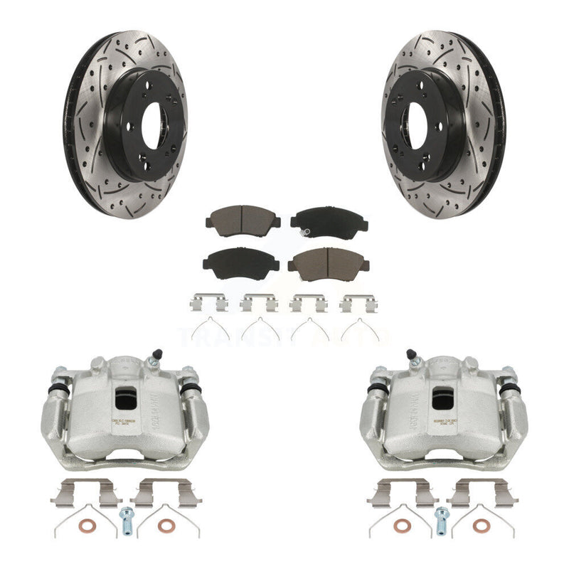 Transit Auto KCD-100073C Disc Brake Kit for 2012-2015 Acura ILX, Honda Civic - Front product image