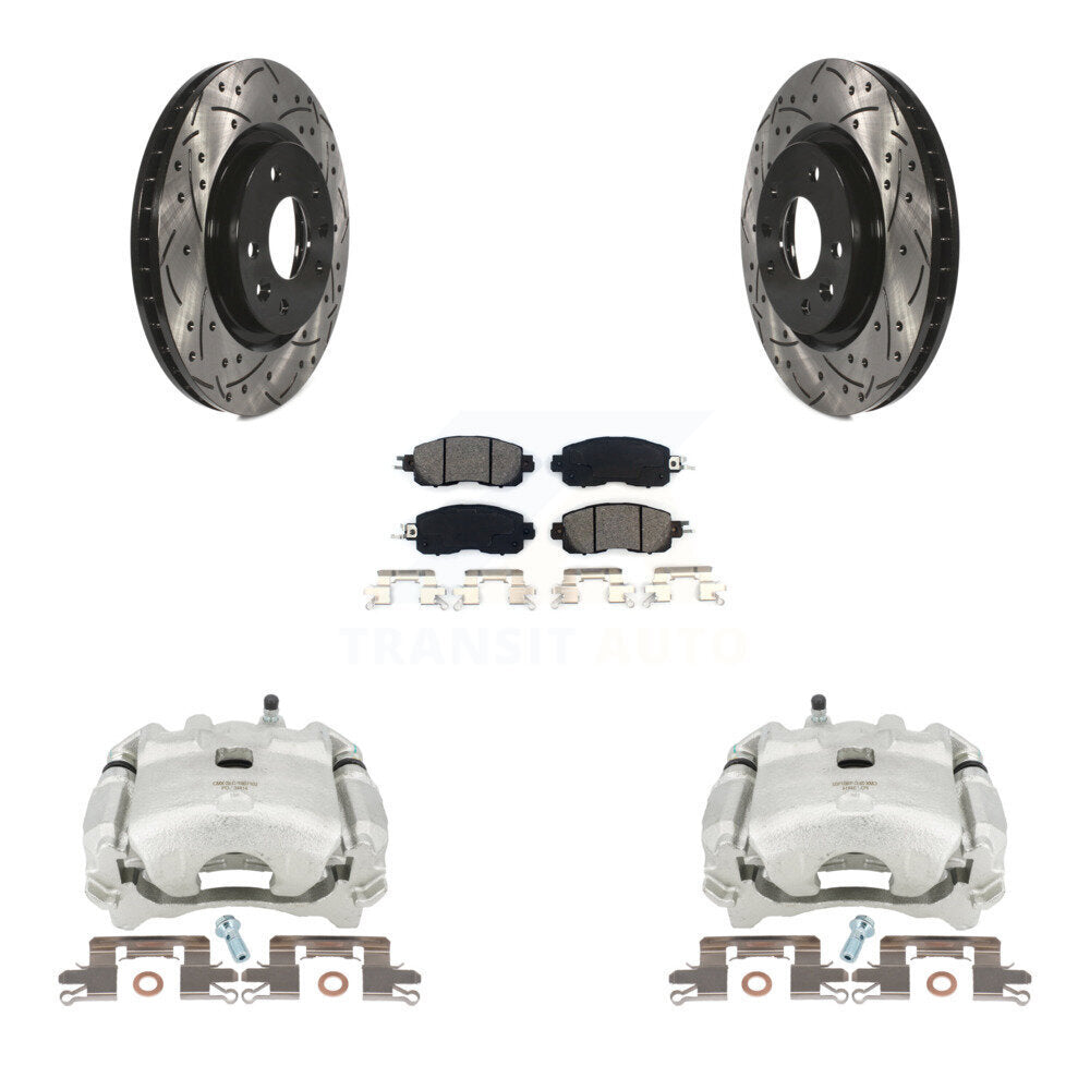 Transit Auto KCD-100073S Disc Brake Kit for 2015-2017 Nissan LEAF - Front product image
