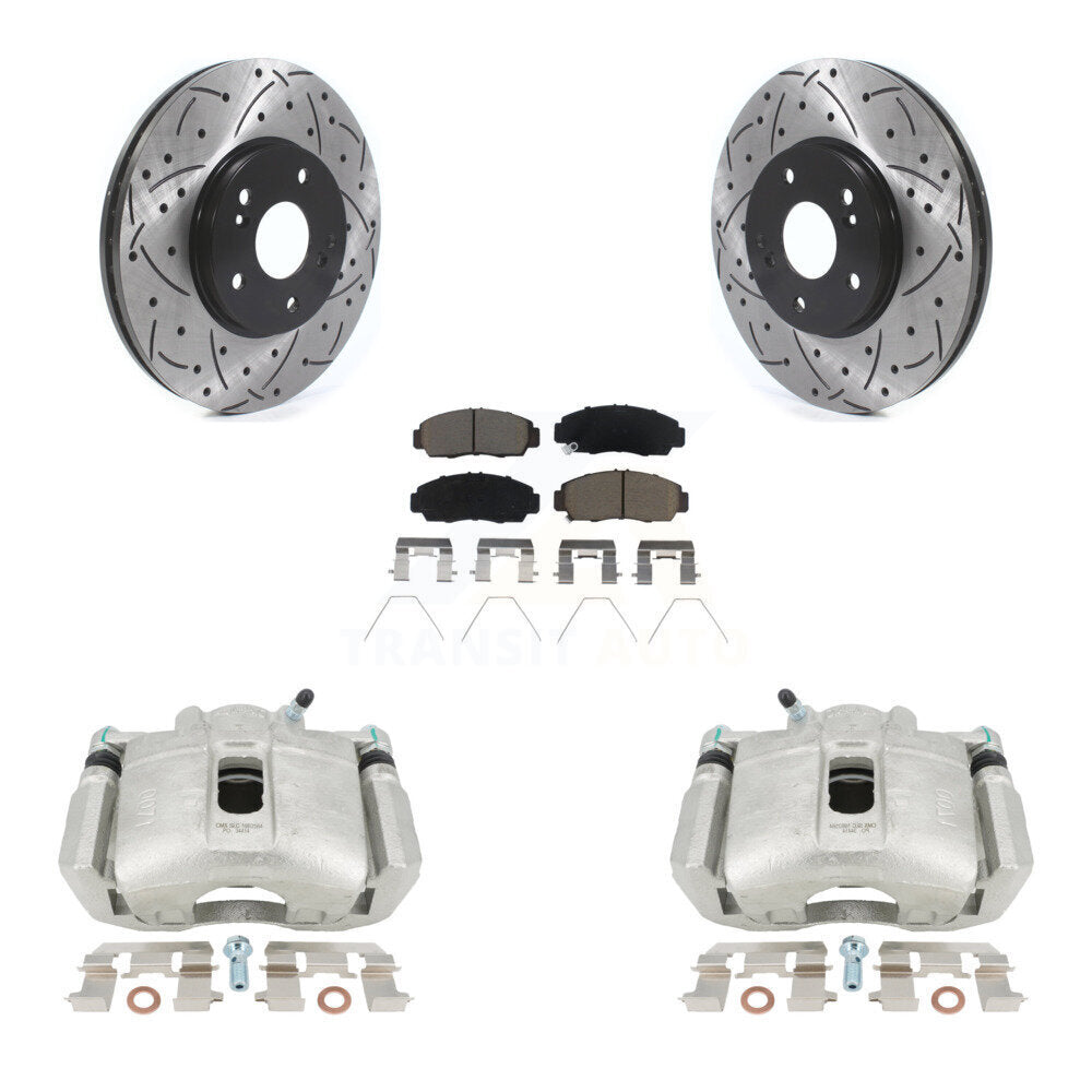 Transit Auto KCD-100074C Disc Brake Kit for 2010-2014 Honda Accord, Acura TSX - Front product image